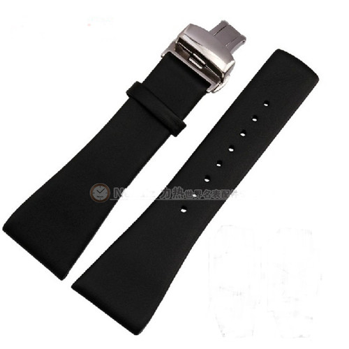 Montre cuir noir sangle - cuir,