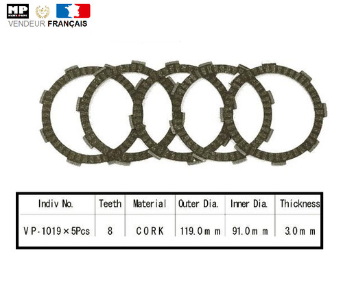 Kit disques garnis - kit,