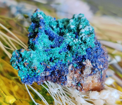 Malachite azurite brute - azurite,