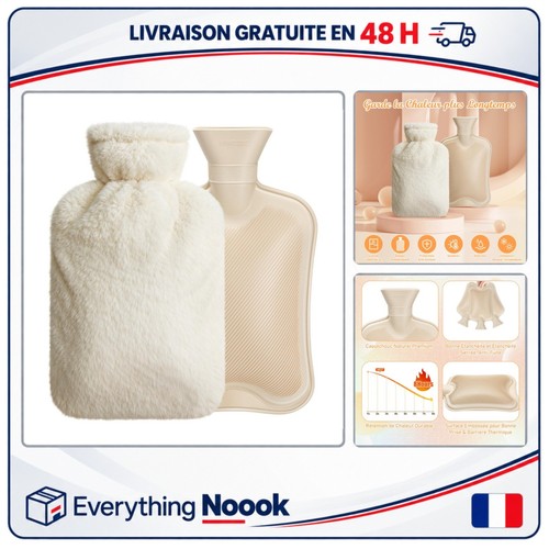 Bouillotte eau chaude avec - eau, 2l