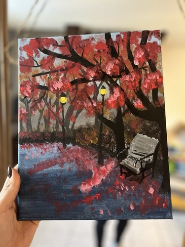 Tableau peinture paysage - , sur
