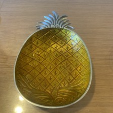 Grande Coupe A Fruits Ananas En Aluminium Vernis 40 Cm Ref 1DA