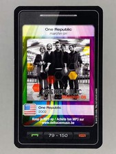 2011 Delhaize #79 One Republic Marchin On Star & Tunes Card (Belgium) (Music)