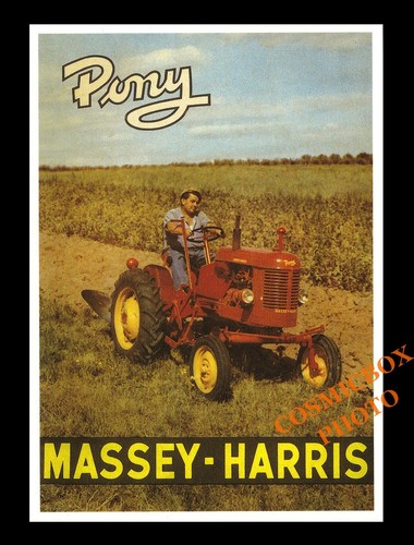Carte postale pub - , tracteur