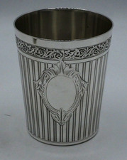 BEAUTIFUL SOLID SILVER POINCON MINERVA TIMPANI NO INSCRIPTION