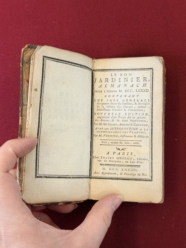 Livre ancien bon - le, jardinier