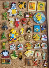 Lot 41 Pin's Disney BD Disneyland Mickey Tortue Ninja Picsou Marvel Comics Autre