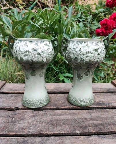 Rare paire vases - paire, saint