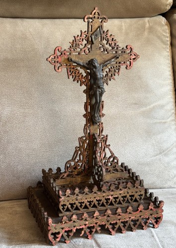 Ancien croix crucifix - ancien,