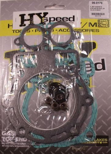 Hyspeed top end head gasket - end,