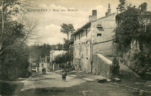 Carte confolens rue des - carte,