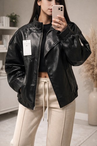 Veste cuir femme - veste,