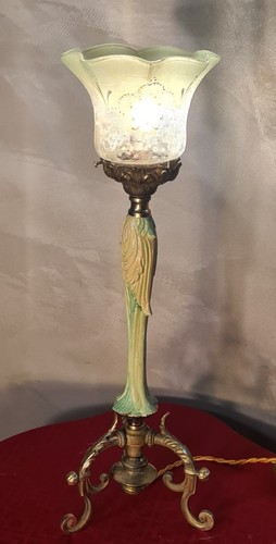 Lampe calice bronze - lampe,