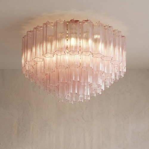 Lustre plafonnier tronchi rose - tronchi,