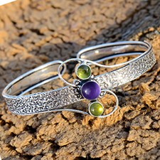 Bracelet manchette fait main