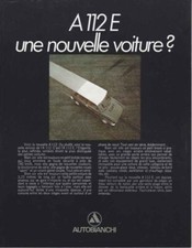 Catalogue brochure autobianchi - brochure,