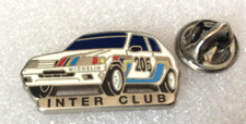 vintage Peugeot 205 G.T.I. pins Rallye Inter Club . (Decat Paris)