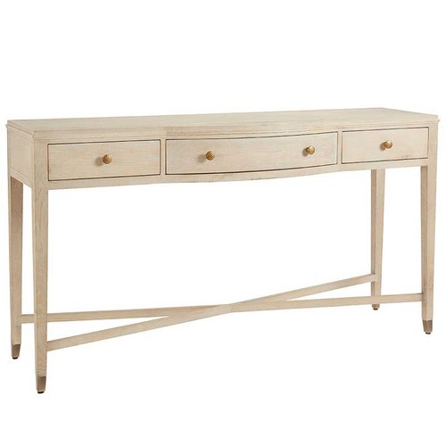 Console ines chêne - ines, blanchi