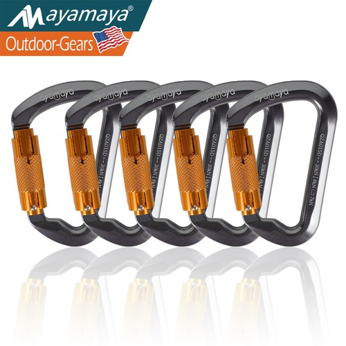 5pcs auto locking carabiner - auto,