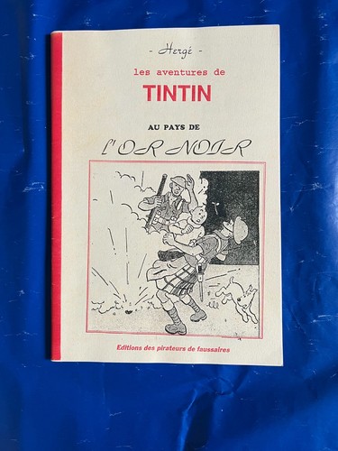 Tintin pays l or noir - -, l'or
