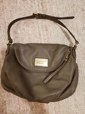 MARC BY MARC JACOBS Taupe w/ Gold Leather  Shoulder Bag 