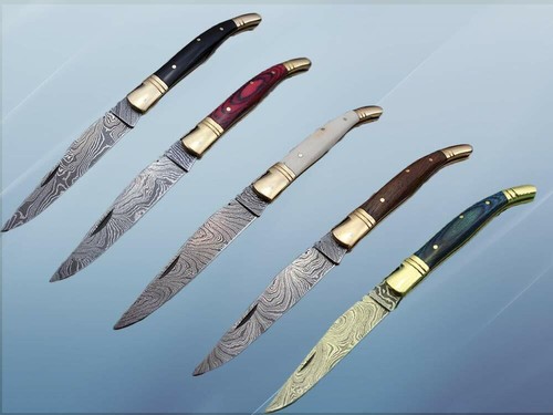 Laguiole folding damascus - laguiole,