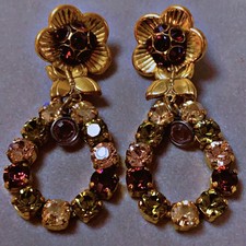 Vintage boucles d'oreilles