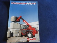 catalogue manitou gamme chargeur elevateur de 6,5 & 7,5t  1998