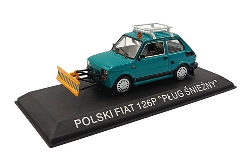 Polski fiat 126p chasse - fiat, chasse-neige