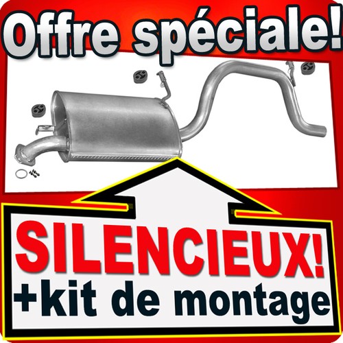 Silencieux arrière pour