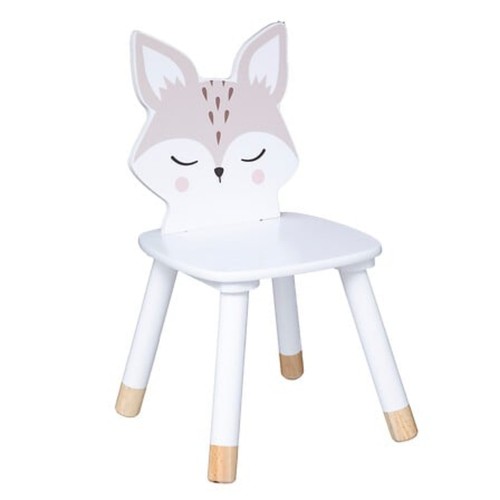 Chaise enfant renard - chaise, mdf