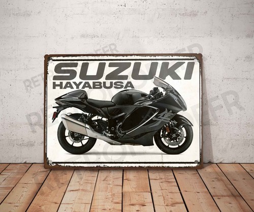 Plaque métal vintage suzuki - plaque,