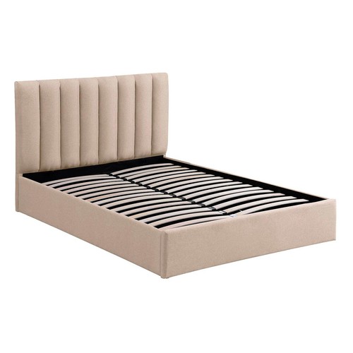 Lit coffre design tissu - coffre,