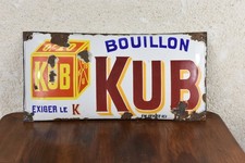 plaque émaillée  bouillon