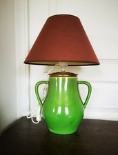 Vintage Très Jolie Lampe De Chevet / Table / Salon Avec 2 Anses N°7227 