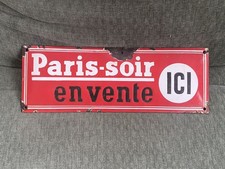 Plaque Émaillée Bombée