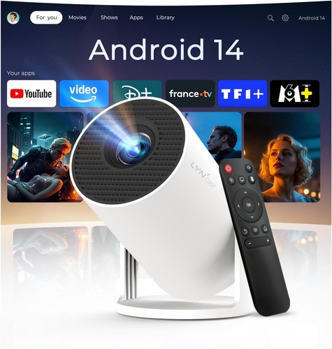 Vidéoprojecteur android 14 - vidéoprojecteur, 4k