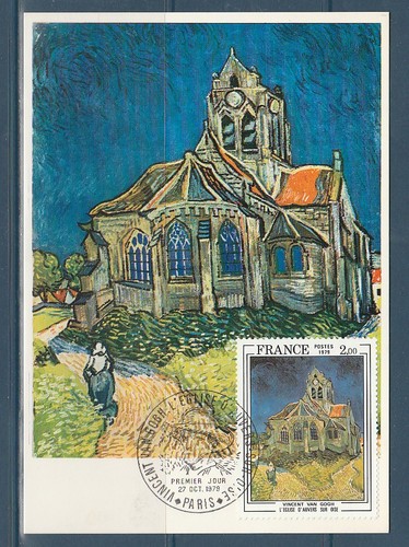 Carte 1er jour tableau van - carte,