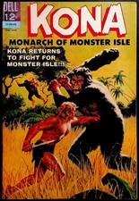 Kona #10 Dell Comics 1964 VF (8.0)