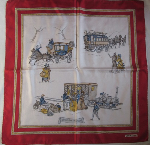 Superbe foulard celine 100 - celine, 100%