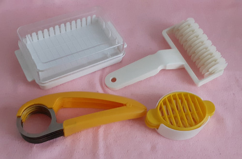 Lot beurrier coupe oeuf - -,
