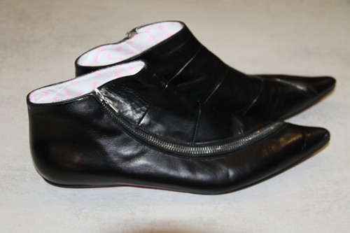 Jolies bottines toutes cuir - bottines,