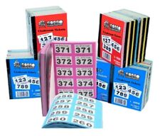 Raffle Cloakroom Tickets 500 / 1000 Books Tombola Draw Bingosupermarket Numbered