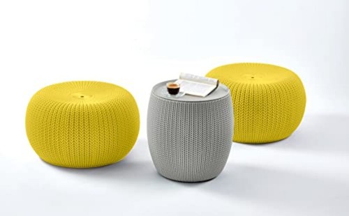Urban knit pouf - urban,
