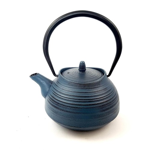 Théière fonte bleu mizumi - théière,