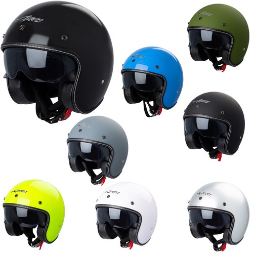 Casque moto jet cafe racer - moto,