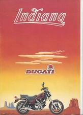 Ducati Indiana 350 650 Circa 1986 Brochure Brochure Depliant