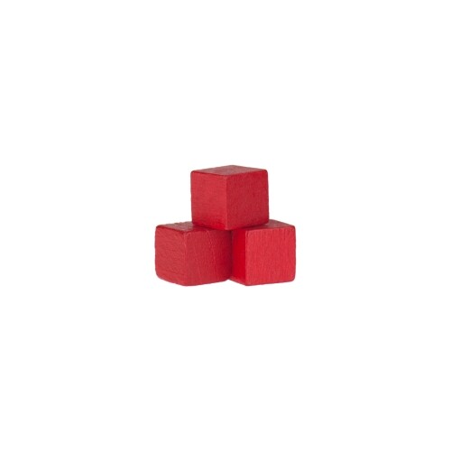 Cubes bois pions - cubes, en