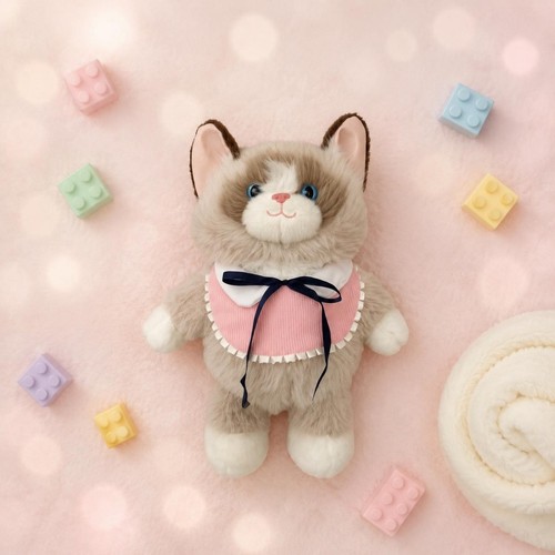 Sac dos chat - à, peluche