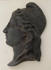 ANCIEN JOLI BAS RELIEF EN FONTE FIGURANT MARIANNE PATRIOTISME FRANCE